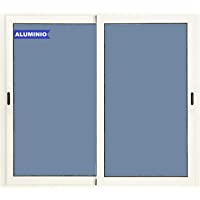 Ventanastock Ventana Aluminio Corredera 800 ancho x 800 alto 2 hojas